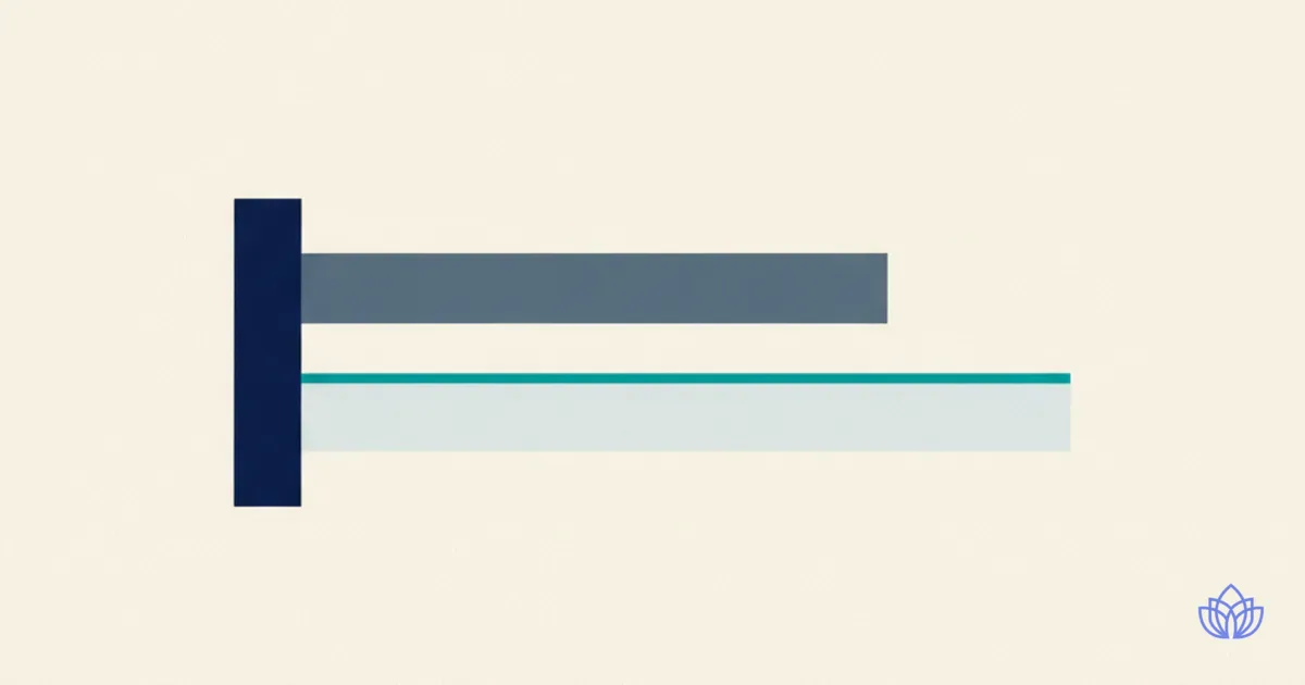 Abstract illustration: two parallel tracks at different heights joined by a connecting line, for two regulated roles under one college.